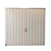 pvc隐形推折叠门室内拉门开放间厨房简易隔断卫生TUZ开门卧室双柜