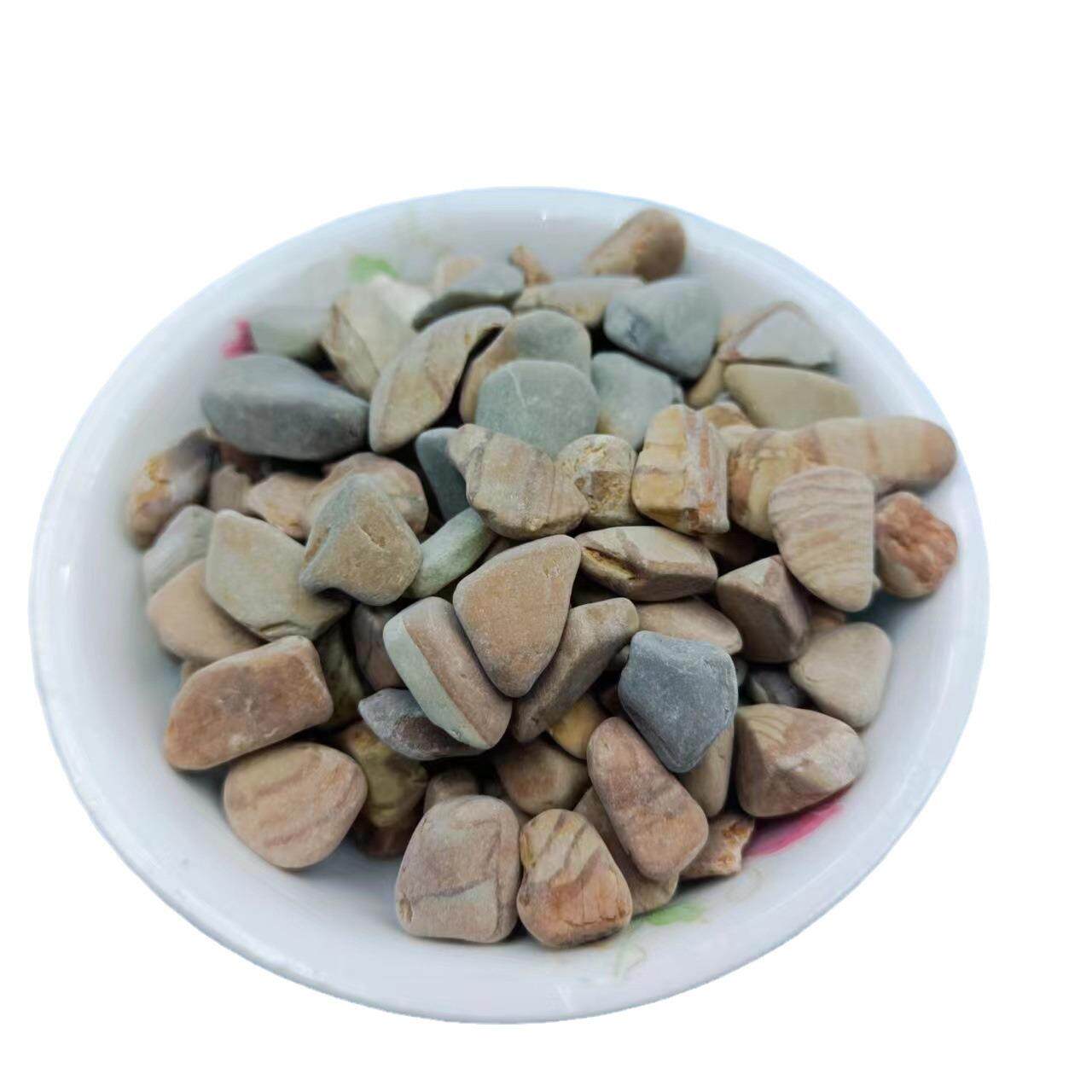 五彩石缸铺鱼底居装饰多家肉盆面栽植物铺五彩石绿化园艺五彩石