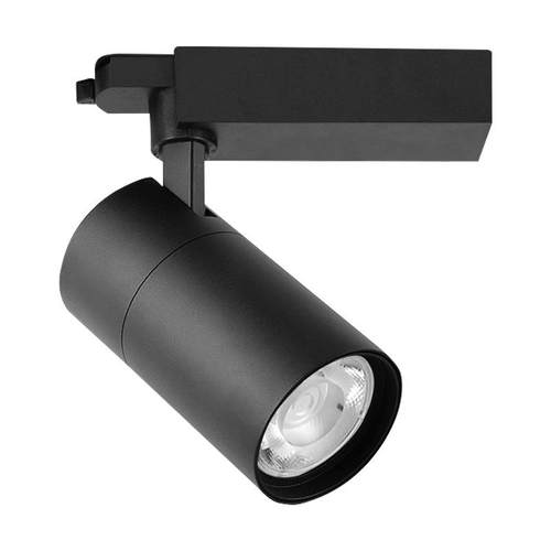 轨道射灯商用服装店明装展厅背景墙家用cob导轨射灯轨道灯