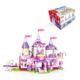 拼家甜心公24324主系列糖果城堡皇家马车装 小颗粒女孩过家积木玩