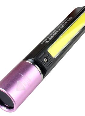 紫外65nm紫光手电筒猫藓荧光德剂检线测灯co100COBb伍氏灯荧光检
