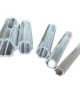 加工定制*透亚克力明pmma外梅花管直径25mm有机玻3璃灯饰梅CGE花