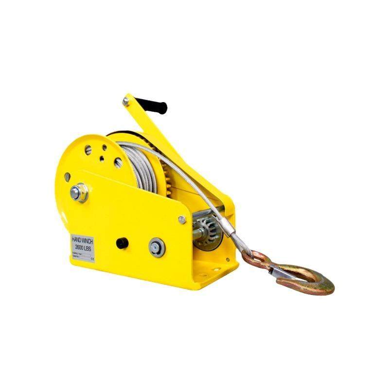 手动绞盘双向自锁式手摇卷扬牵引葫芦小型绞车升降吊机家用起重机