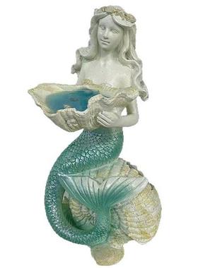 美人鱼公装OAE摆饰件树脂庭院太主能桌面海洋水族馆美阳人鱼雕像