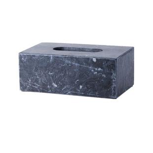 欧式代轻大奢天然理石纸巾盒抽纸盒客厅家N用简约IS现样板房摆件