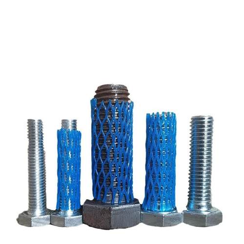 塑料保护网套精密机械零件工件网套玻璃瓶螺纹金属轴包装网