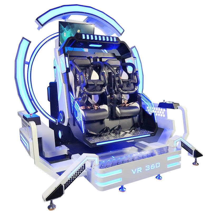 vr游戏机游双人乐60度旋转飞行器设大型vr体验馆设备vr备过山车