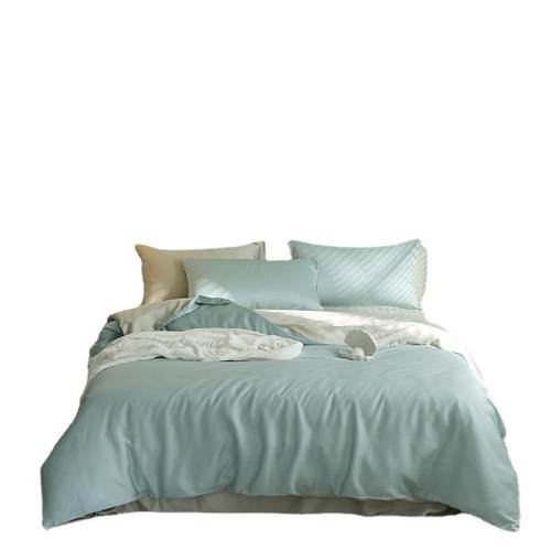 北欧轻奢60支天丝四件套夏季裸睡双面冰丝床单被套床笠床上用品