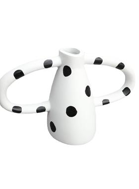 欧式创意波点插花花器树脂工艺品摆件样板间玄关客厅家居软装饰品