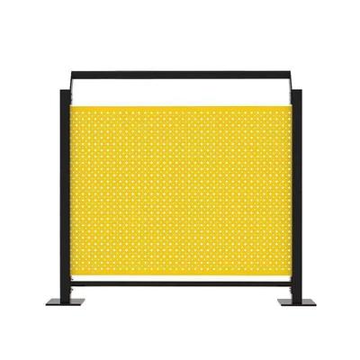 车间库隔离网区机械设备安全隔断RBP网喷厂塑可动移冲孔围挡仓防