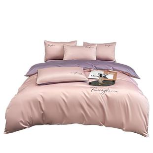 60支纯棉被套单件100全棉1.5米单双人宿舍150x200x230被罩220x240