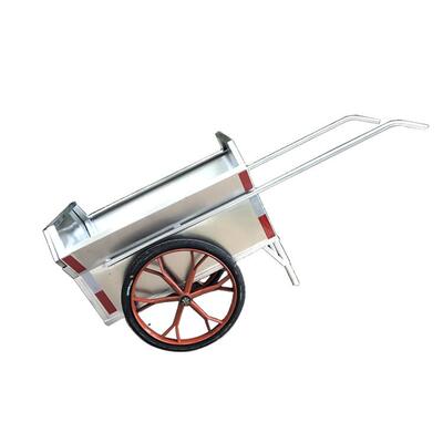 不锈钢垃圾车手保推户外两轮清运车街道市人力环卫三轮洁车政7708