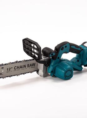 电锯家用小型持大功树率充手电式电14163链锯锯伐木户家外用电链
