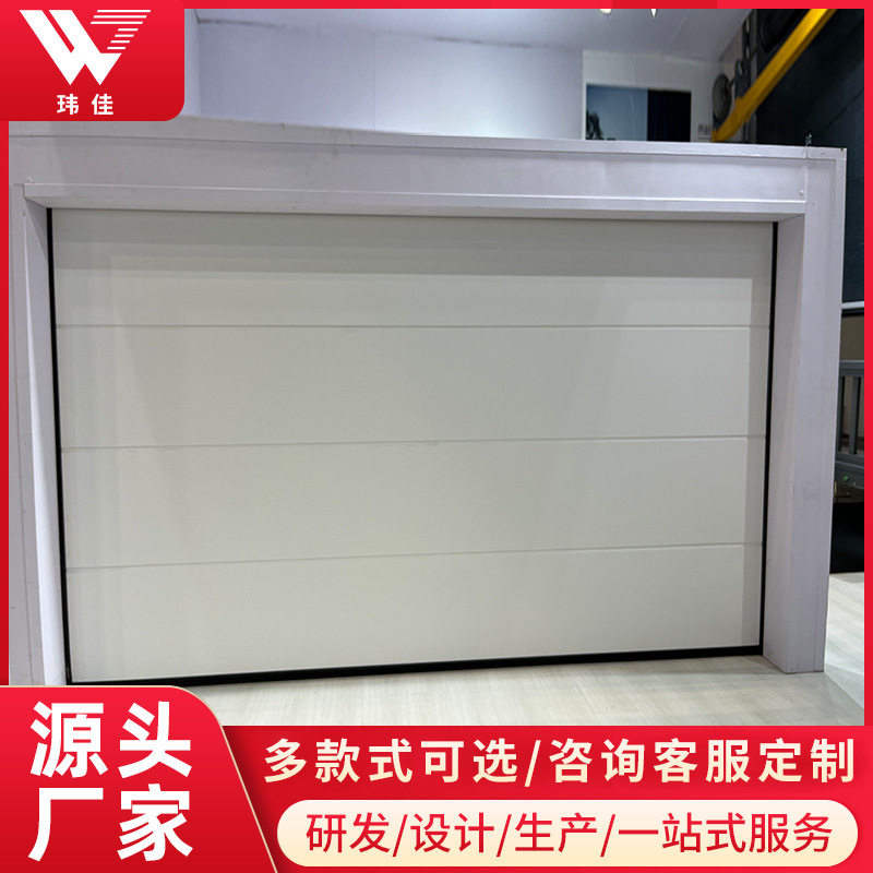纯平商铺双层铝合金电动卷闸门别墅车库防盗电动卷帘门静音卷闸门