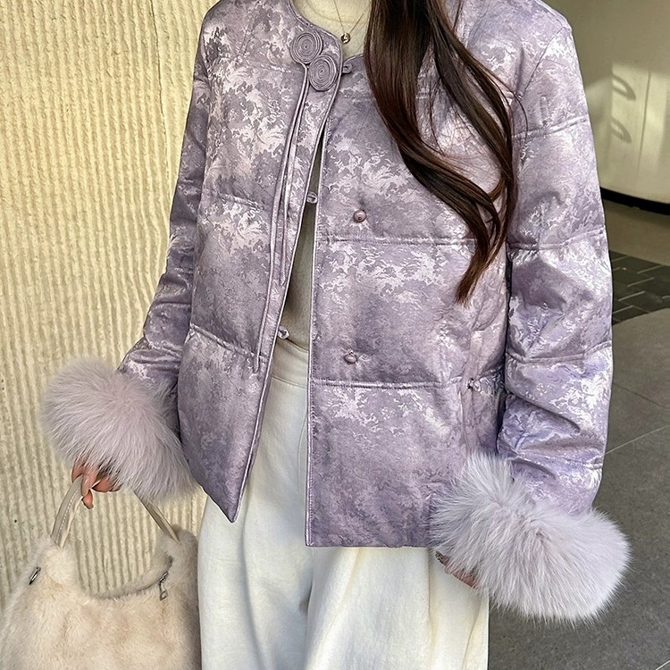 馨菲外套2025冬季新款保暖棉服外套(配环保袖口毛可拆)R110,女装/女士精品,羽绒服,淘宝优惠券,粉丝福利购,淘宝优惠卷