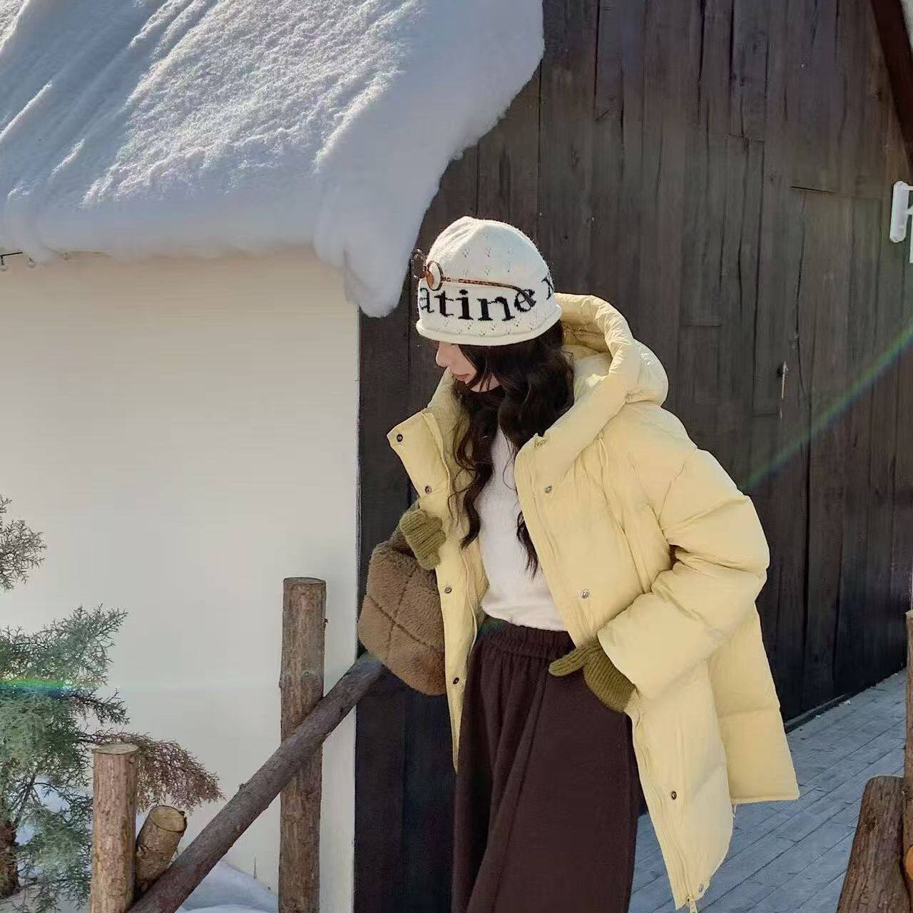 馨菲245克高充绒量超蓬松泡芙超轻中长款羽绒服(含90白鸭绒)S680