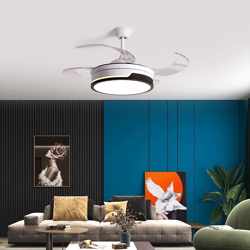 隐形风扇灯客厅餐厅吊扇灯家用一