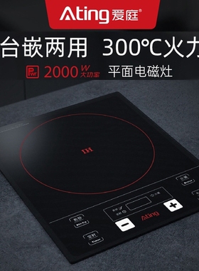 Ating/爱庭 IH-F20Y嵌入式家用电大功率磁炉触摸整版台式2000W
