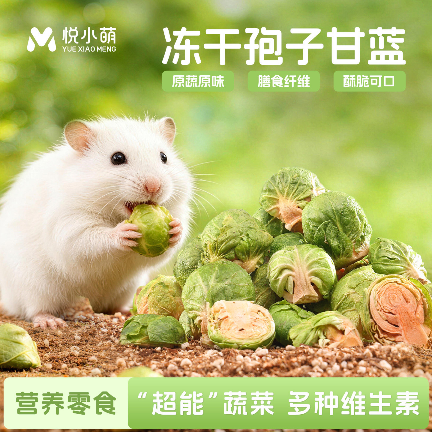 悦小萌仓鼠零食孢子甘蓝冻干大礼包金丝熊解闷玩具生活造景用品图片