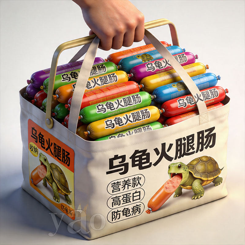 乌龟高蛋白火腿肠全品种龟类通用