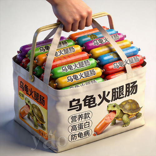 乌龟高蛋白火腿肠全品种龟类通用