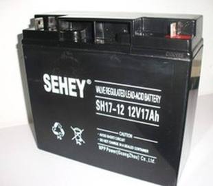 12铅酸免维护UPS电源专用蓄电池 SH17 SEHEY 西力蓄电池12v17ah