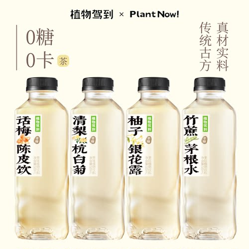 植物驾到新品饮料500ml瓶装