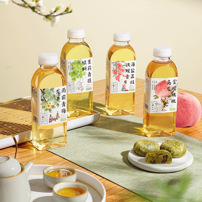 花果茶0糖0卡0脂500ml瓶装