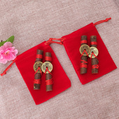 东南桃木宝宝孕妇老人新生儿哭闹压惊安睡护身符保平安放床头桃枝