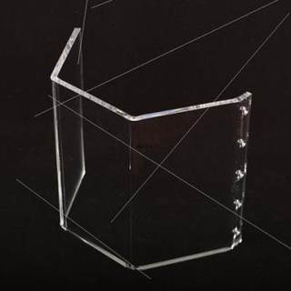 亚克力图一体来加工切割防尘盒板B折弯透明有机玻璃展示热定制高
