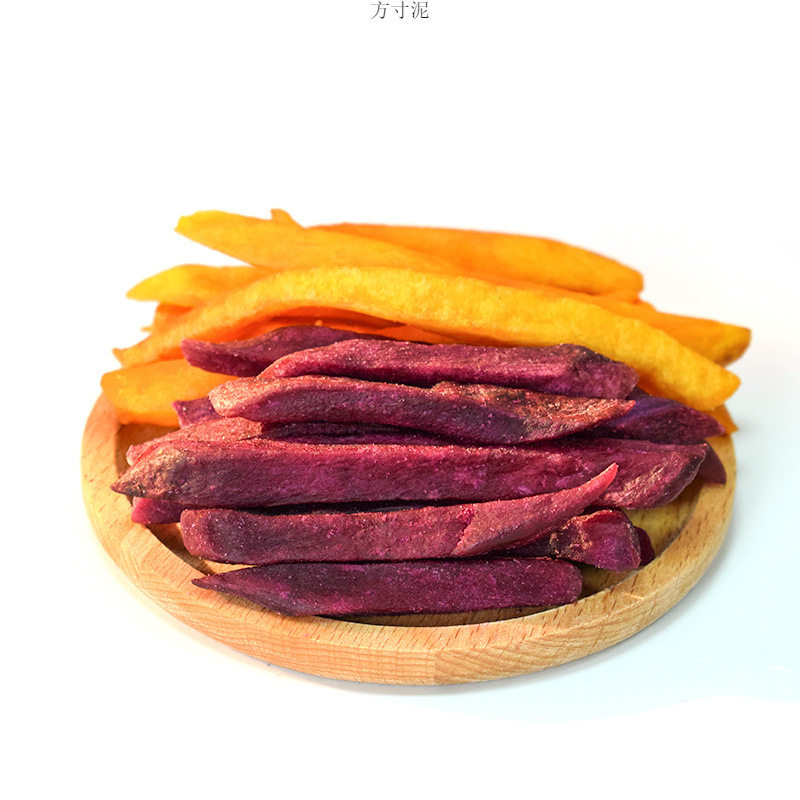 年货连城特产地瓜干香酥薯条红薯脆条油炸紫薯条休闲零食电商