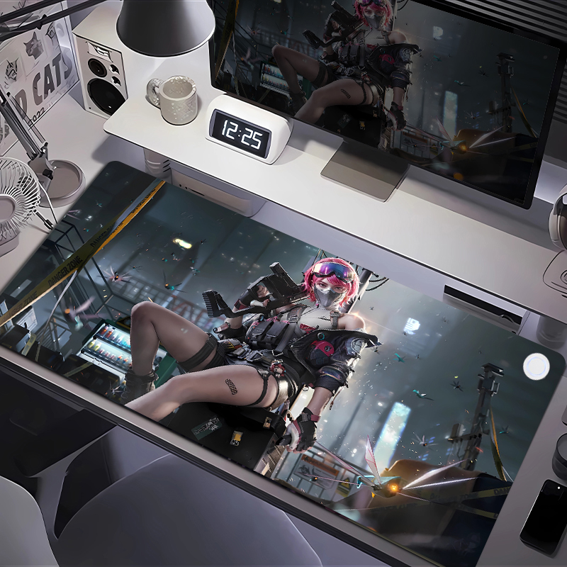 三角洲游戏加热鼠标垫办公室桌面