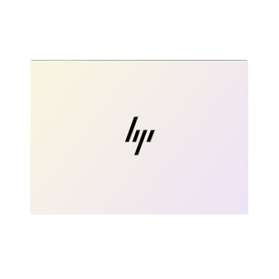 惠普纯色渐变简约清新电脑贴纸