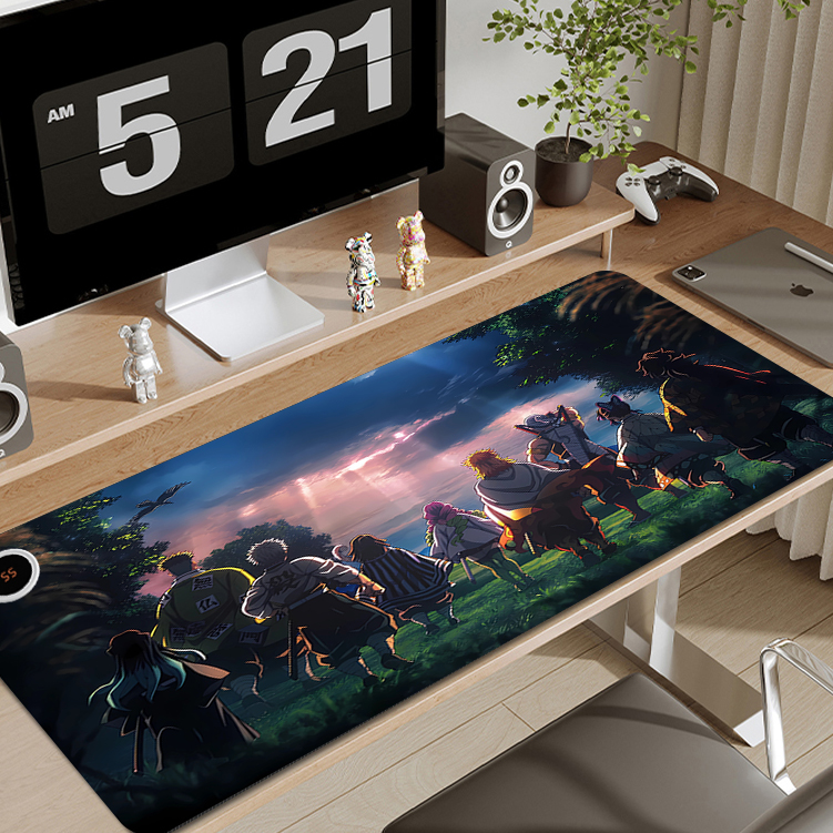 鼠标垫发热暖桌垫鬼灭之刃电脑