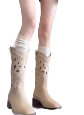 长袜蕾套搭配白色显瘦春秋小腿袜腿套女堆堆袜芭蕾风靴子袜子