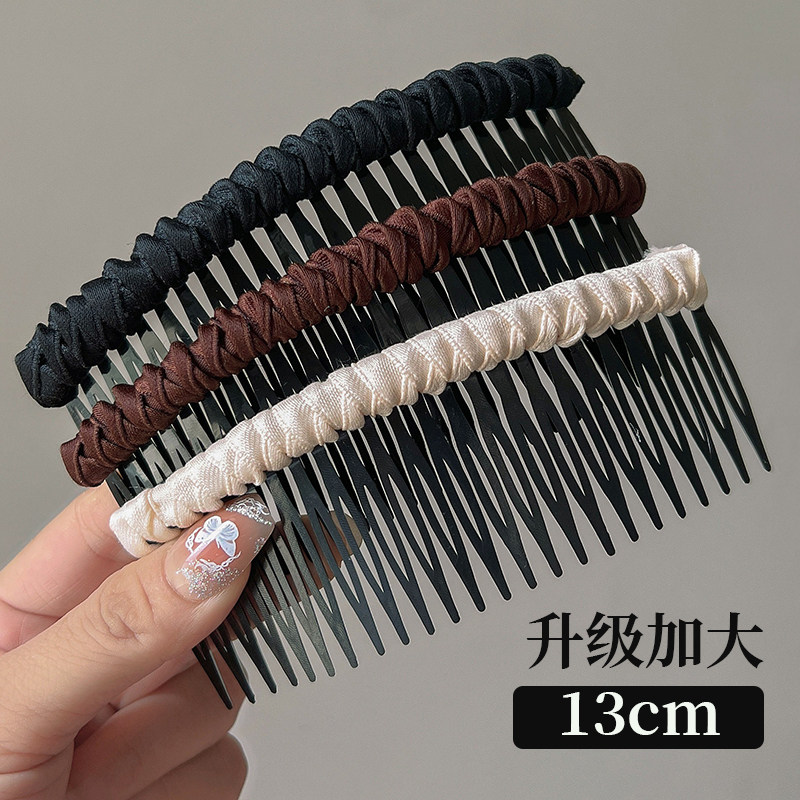 插梳布艺简约超大号发卡发钗夹子图片