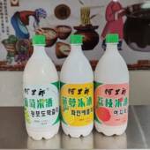 阿里郎延边朝鲜族延吉米酒果味酒瓶装 发酵型青提荔枝菠萝1000ml