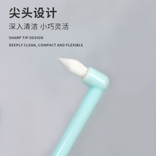 厂家批发 宠物猫狗牙刷 口腔清洁牙刷 马卡龙 迷你尖头牙刷