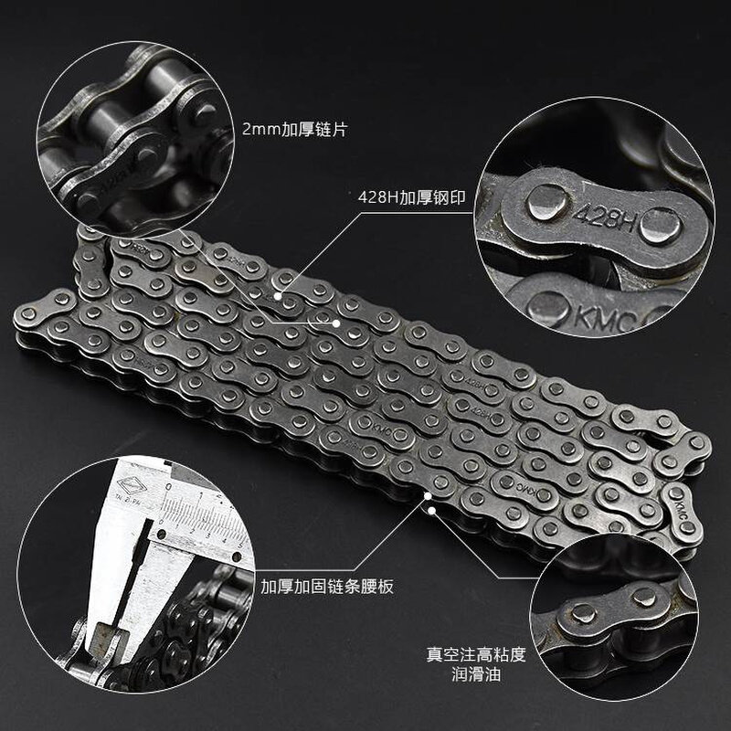 现货速发弯梁摩托车配件LYM110-2禧发110 C8套链 链轮牙盘大链条