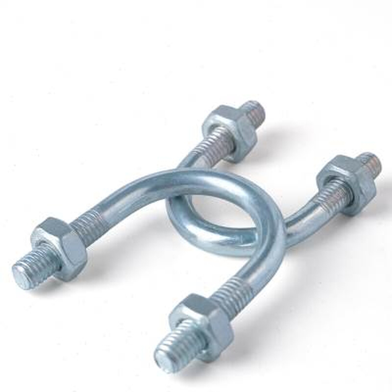 国标加长U型卡镀锌u型螺栓U型管卡扣U型螺丝u型码抱箍镀锌U形螺栓