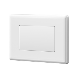 国际电工超薄灰色118型空白面板接线盒遮丑挡板墙壁暗盒装饰盖