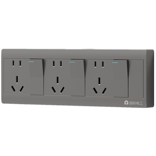 明装二十五孔厨房延展插座超薄五位大功率20孔25孔多孔面板明线盒