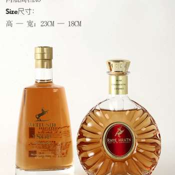 厂促北欧轻奢酒柜装饰品摆件现代家居创意洋酒瓶玻璃空瓶道具装品