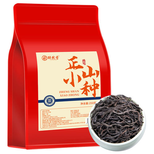 醉然香正山小种红茶2026新茶浓香型高档茶叶耐泡散袋装250g批发