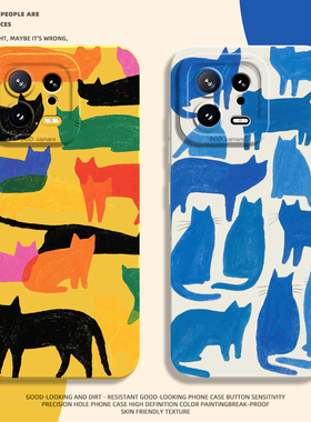 适用小米17promax手机壳15满屏猫咪14pro小猫13卡通12新款11红米k90k80k70E/k60k50k40s/k30/note10/turbo4/3