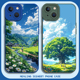治愈系风景手机壳适用苹果17宫崎骏iphone16promax小清新15plus新款 13mini 14春天12夏天8p小众7高级xs