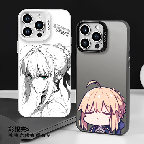 适用一加iqoo手机壳吾王saber