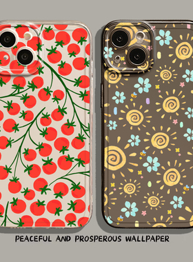 适用小米17promax手机壳15小碎花14pro适合春天的13小清新12花朵11红米k90k80k70E女款k60k50k40s/k30/note10