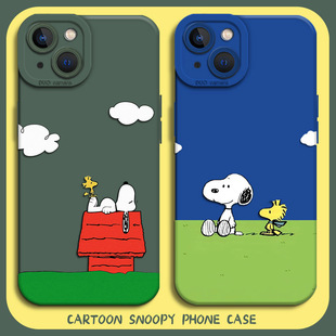 史努比snoopy手机壳适用苹果17新款iphone16promax卡通15plus可爱13mini小清新14情侣12/8p狗狗7小狗xs/xr/11