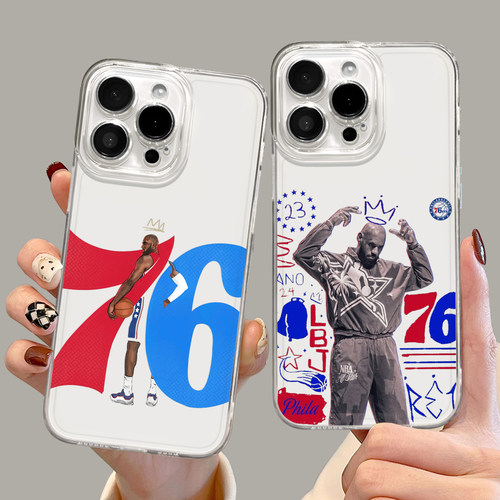 詹姆斯76人nba手机壳周边
